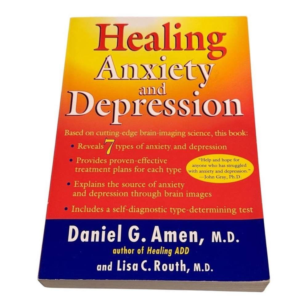 Healing Anxiety and Depression Daniel G. Amen Paperback Mental Health Psychology